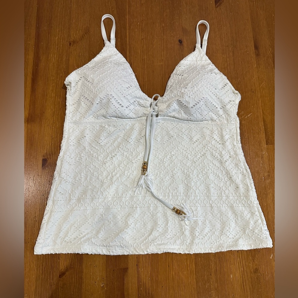 La Blanca Textured White Bikini Set - Picture 9 of 10
